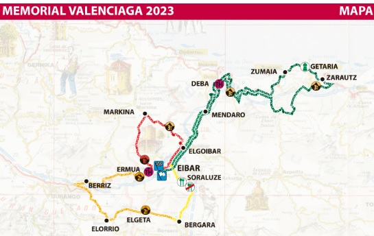 Plano del 52º Memorial Valenciaga 2023