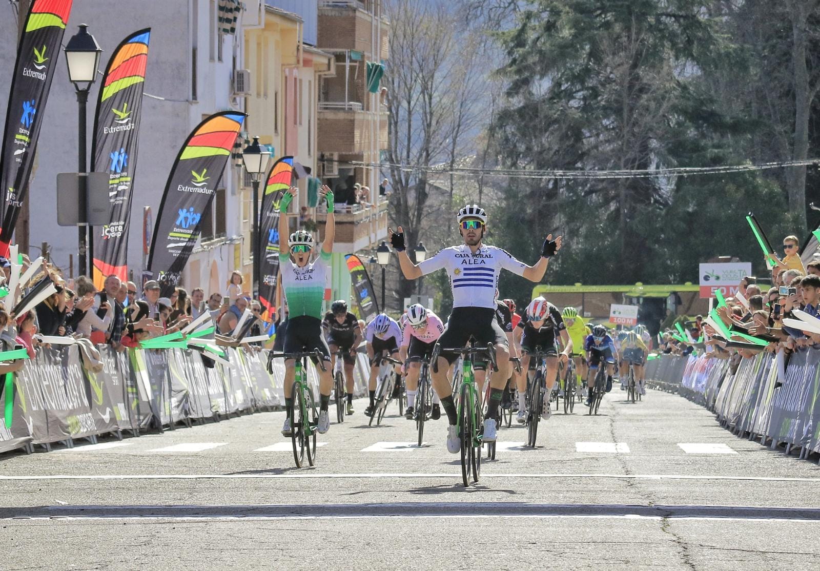 Doblete Caja Rural ALEA Thomas Silva Samuel Fernández Vuelta Extremadura