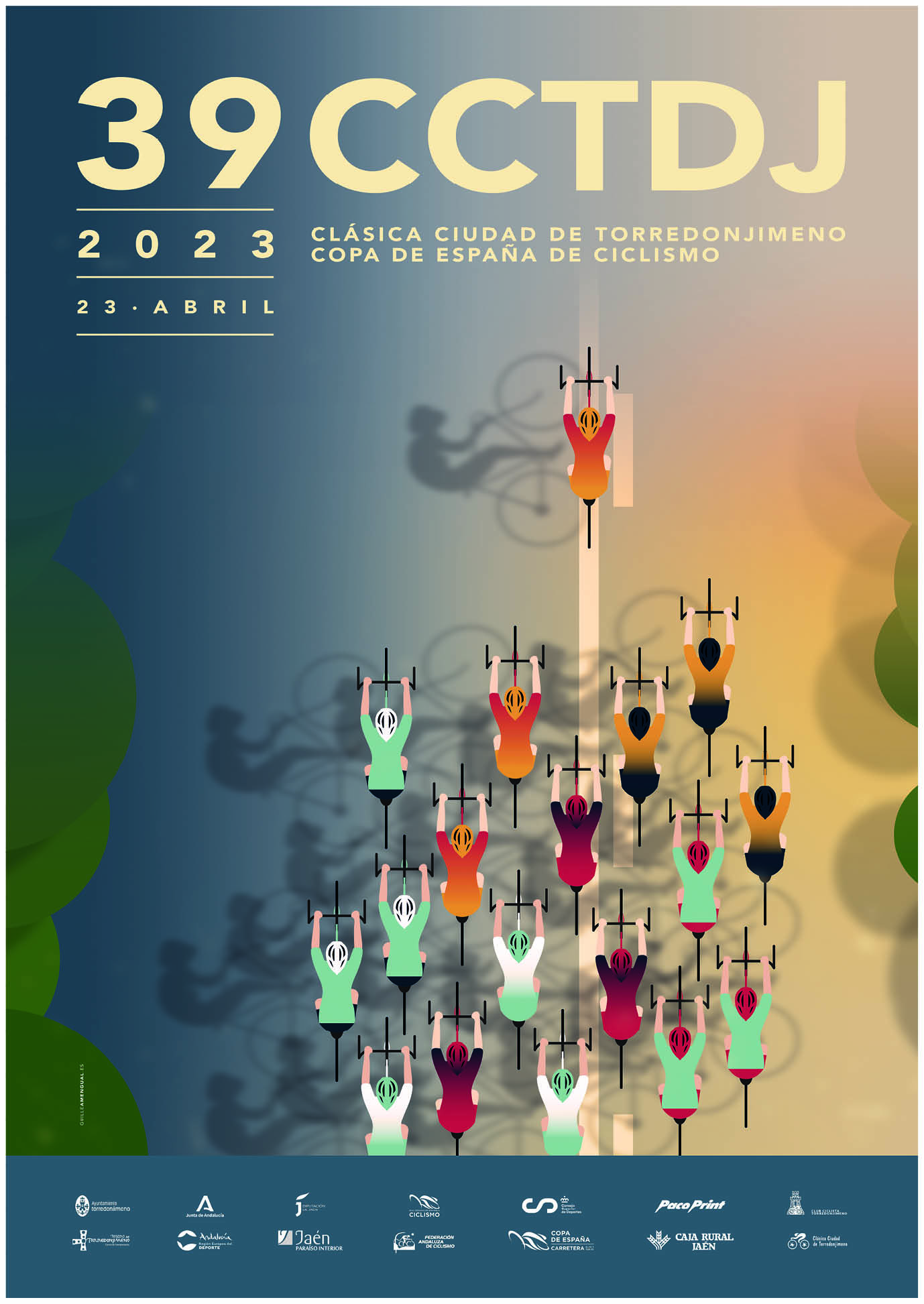 Cartel de la 39ª Clásica Ciudad de Torredonjimeno - Copa de España élite y sub-23 2023