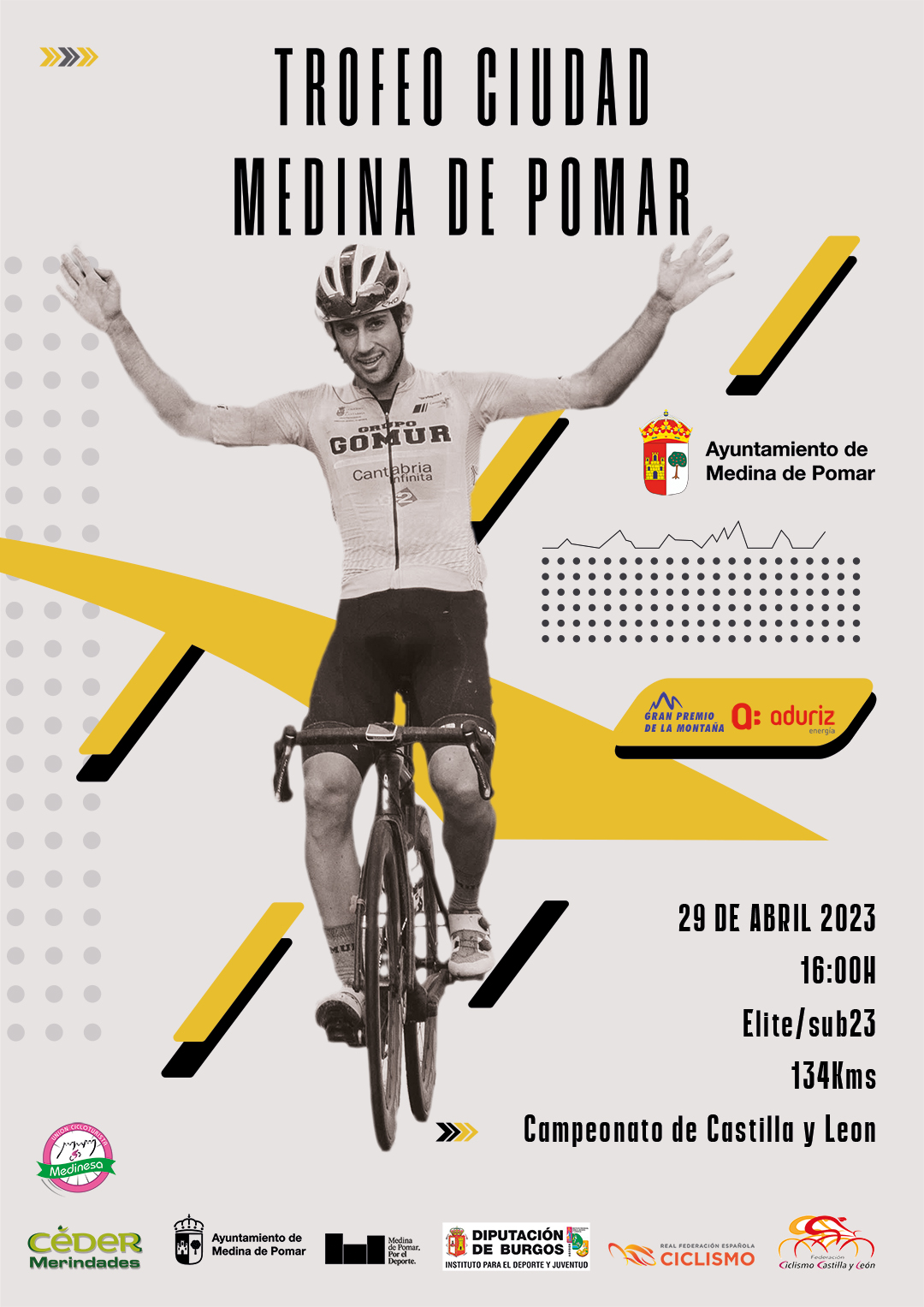Cartel del Trofeo Medina de Pomar 2023