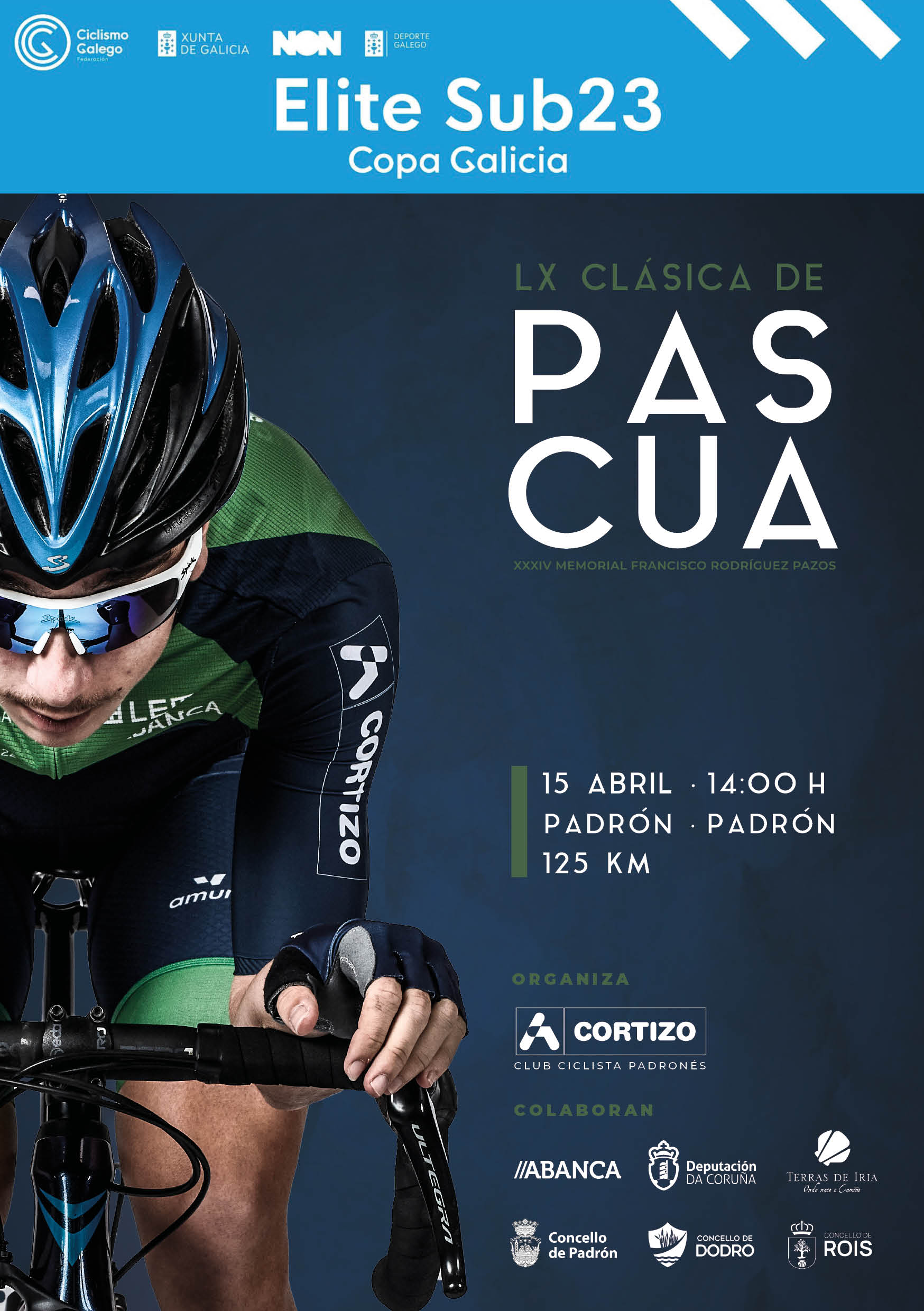 Cartel de la Clásica de Pascua de Padrón 2023