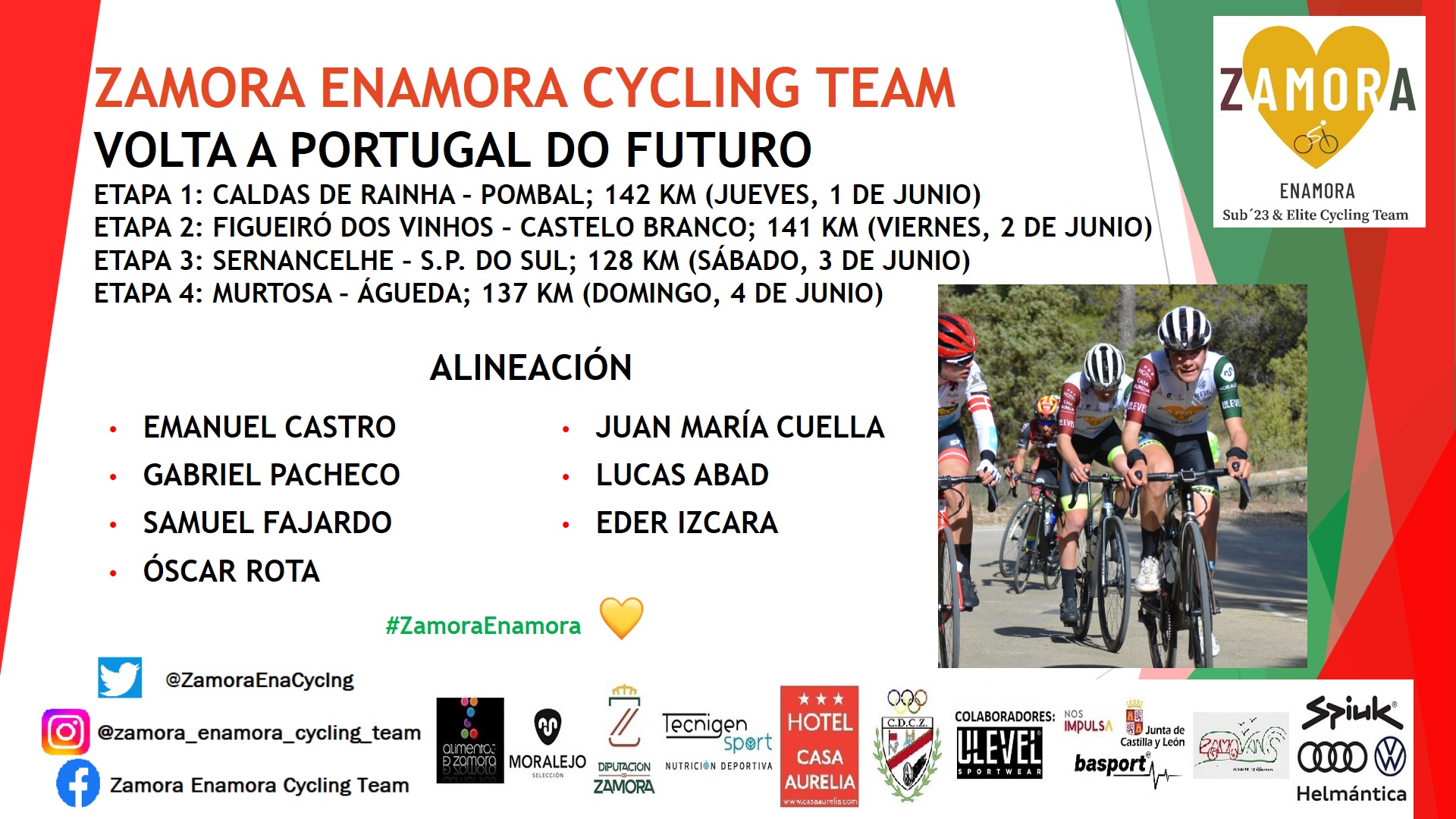 Alineación Volta Portugal do Futuro - Zamora Enamora