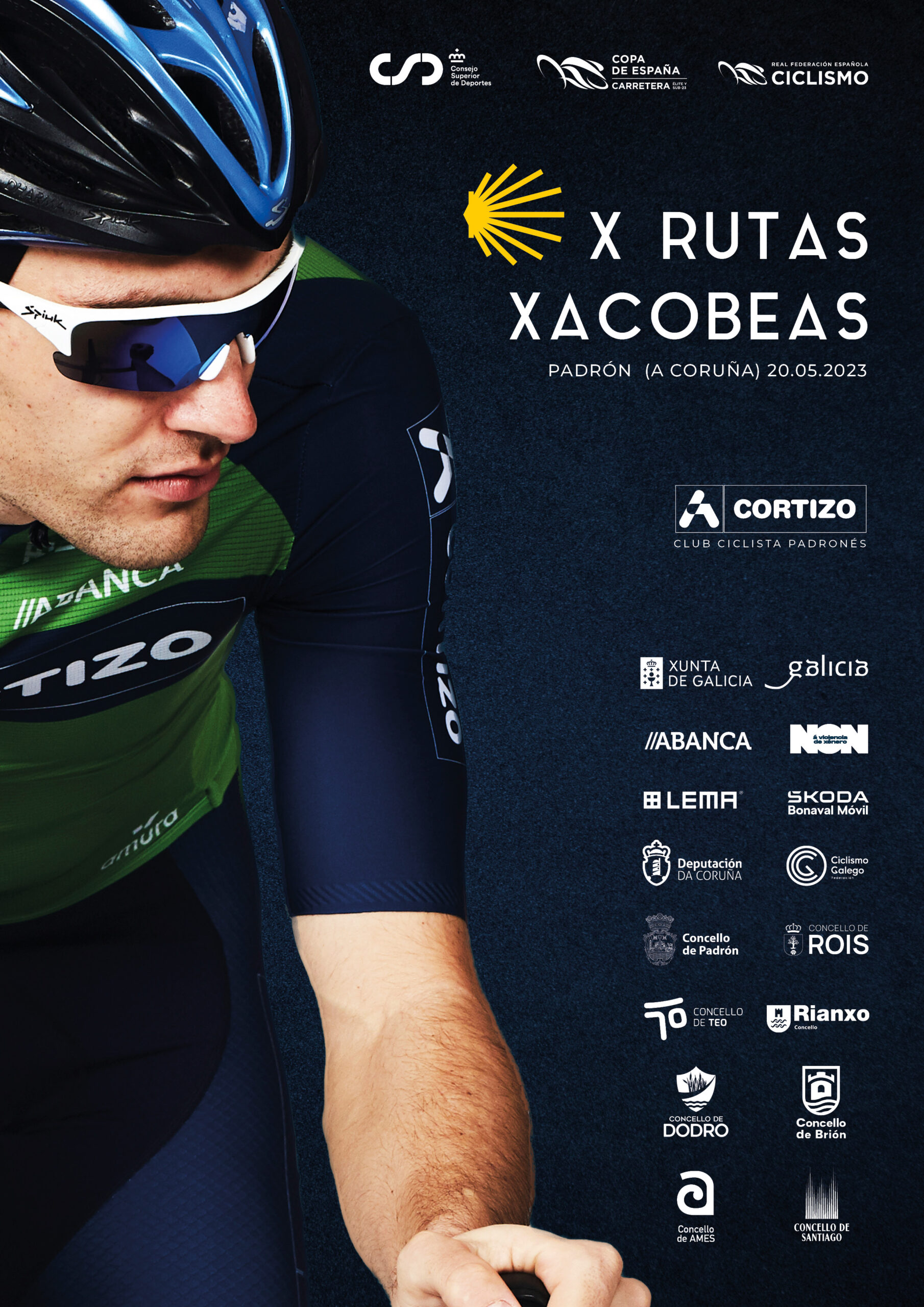 Cartel Rutas Xacobeas de Padrón 2023