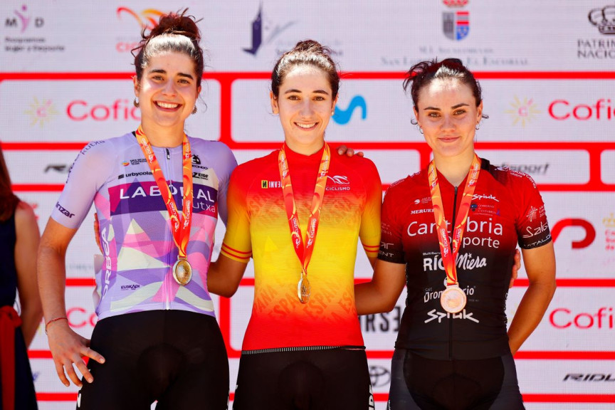 Podio Campeonato de España femenino 2023 sub23