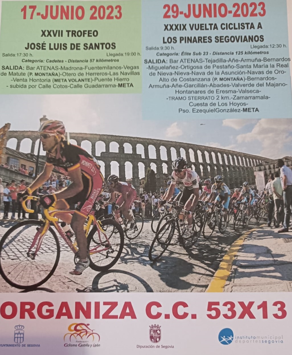 Cartel Vuelta a los Pinares Segovianos 2023