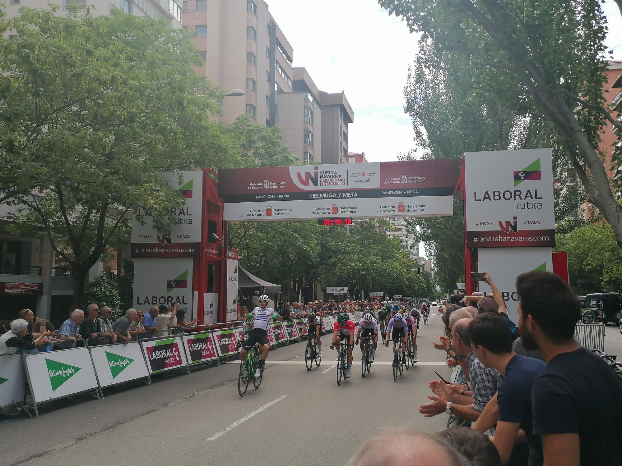 Thomas Silva se lleva en Pamplona la tercera etapa de Navarra