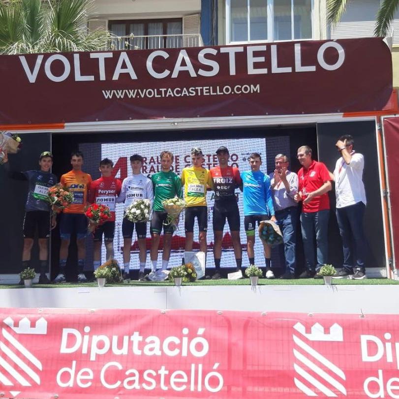 Podio final de la Volta a Castelló 2023
