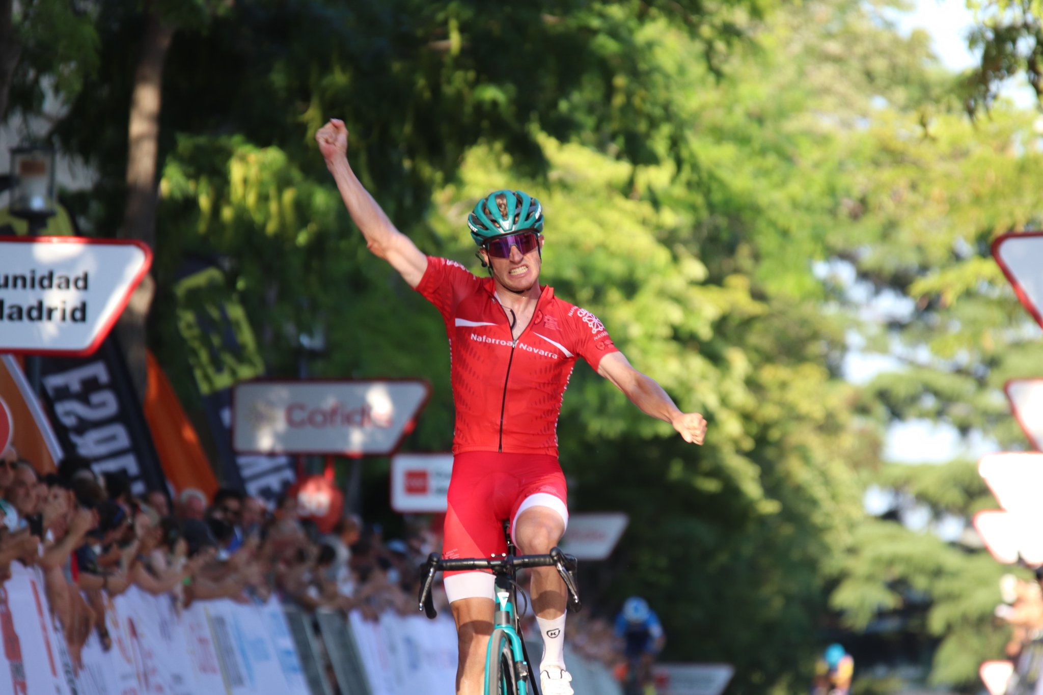 Unai Aznar, ganador del Campeonato de España línea sub-23 de Madrid