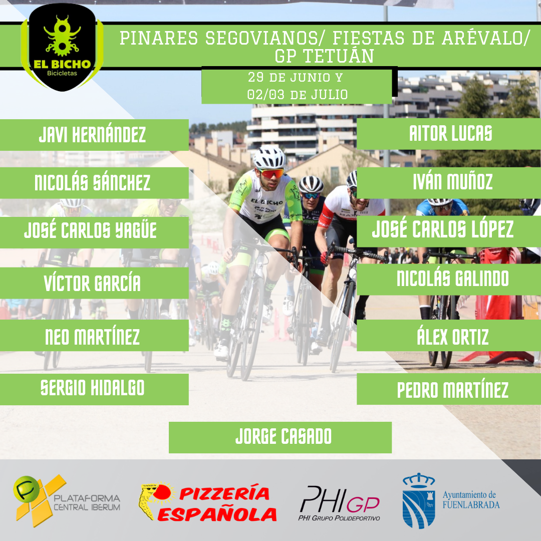 El Bicho Team Segovia, Arévalo y Tetuán 2023
