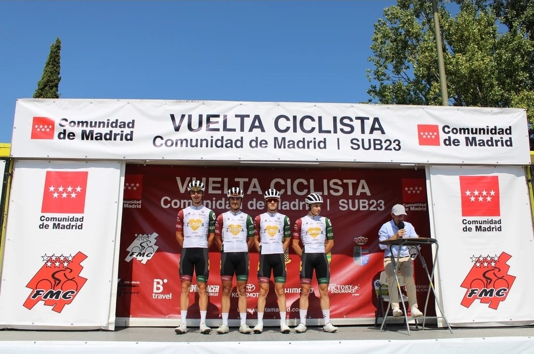 Presentación en Vuelta a Madrid Sub-23, última etapa - Zamora Enamora
