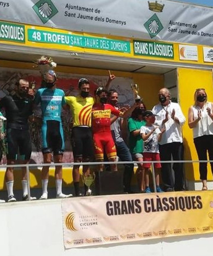 Podio de Trofeo Sant Jaume dels Domenys 2021