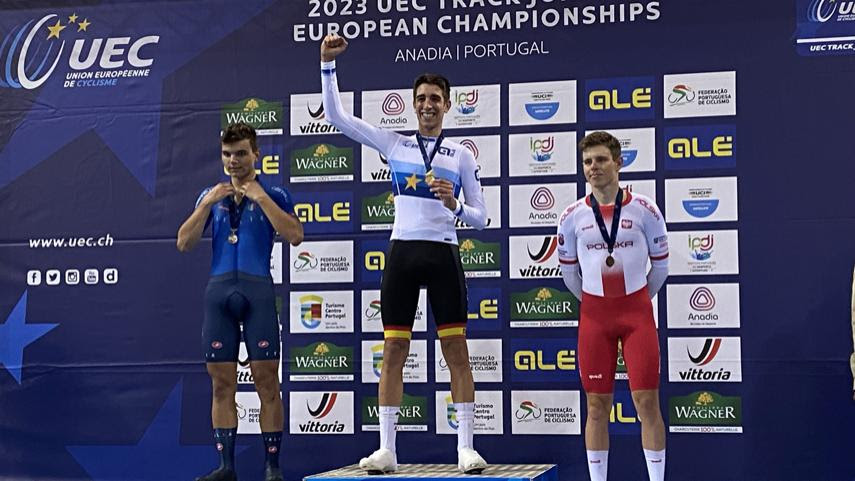 Héctor Álvarez, nuevo campeón de Europa de Omnium junior
