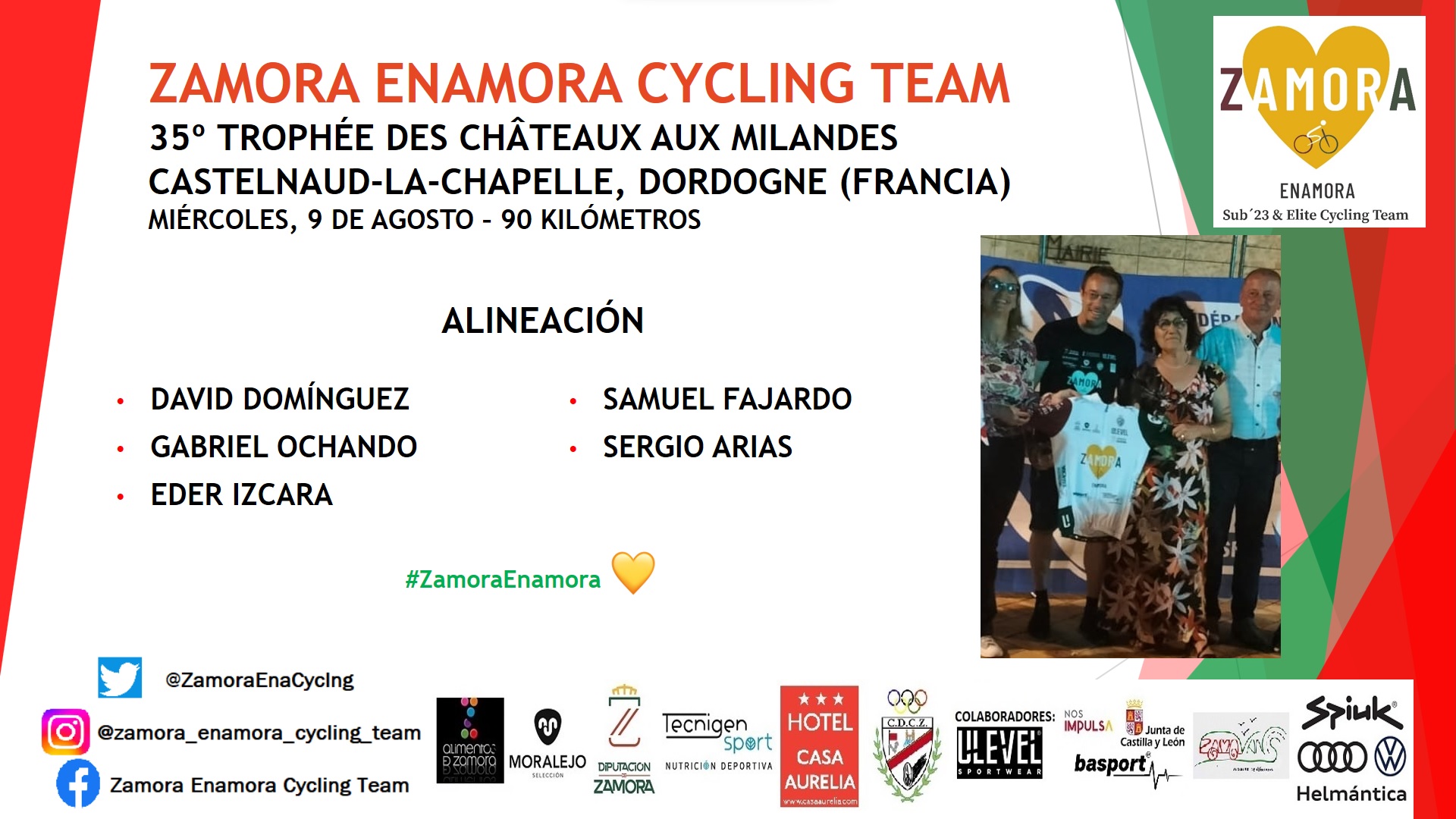 Alineación Francia Chateaux - Zamora Enamora