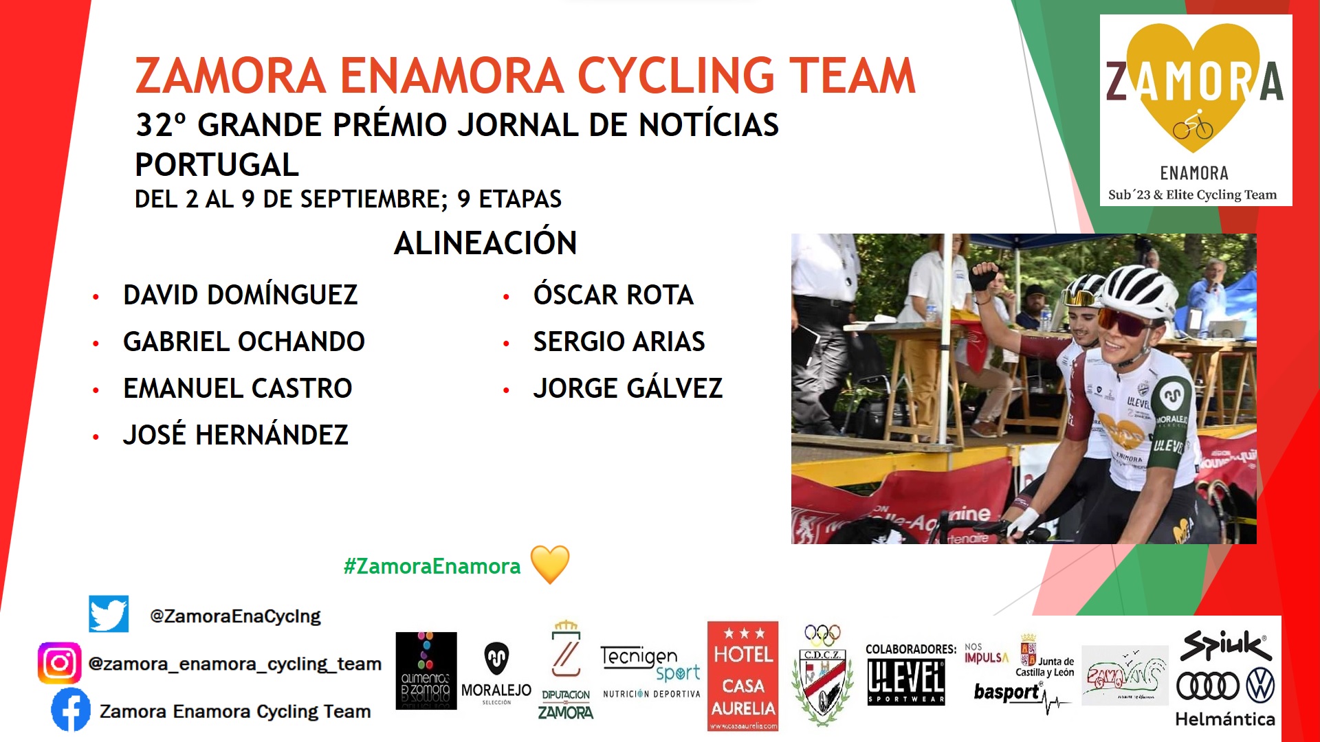 Alineación GP Jornal Noticia - Zamora Enamora