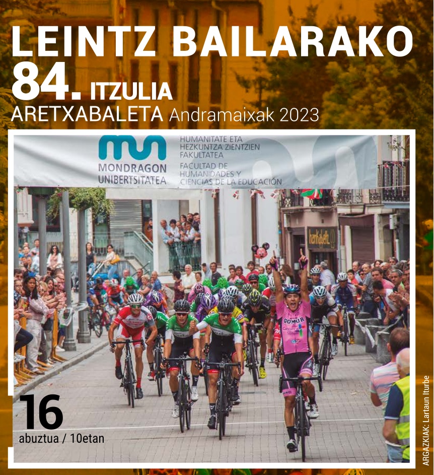 Cartel de Leintz Bailarari Itzulia de Aretxabaleta 2023