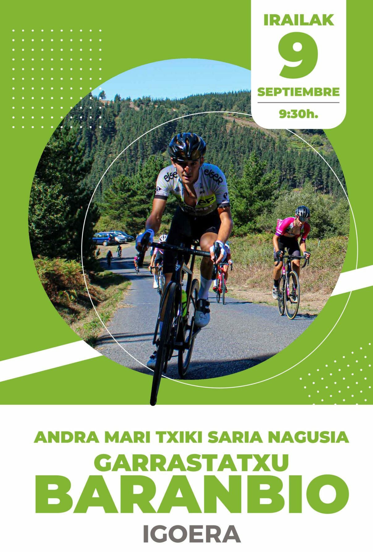 Cartel de Andra Mari Txiki Saria de Baranbio 2023