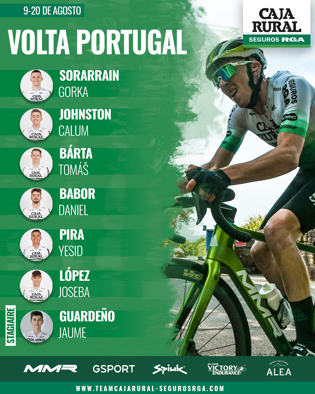 Caja Rural-Seguros RGA encara una Volta a Portugal marcada por la montaña