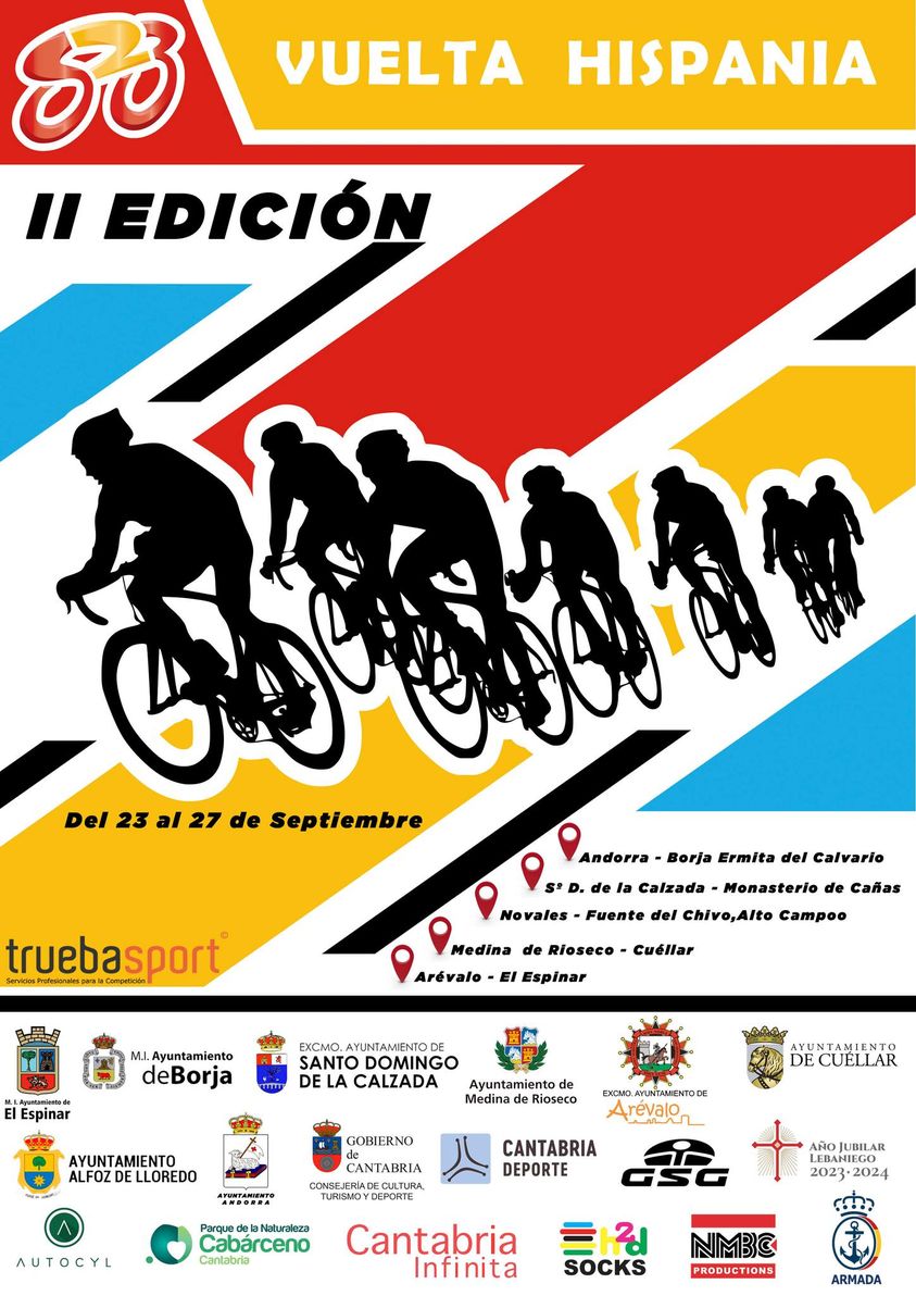 Cartel de la II Vuelta a Hispania Sub-23 2023