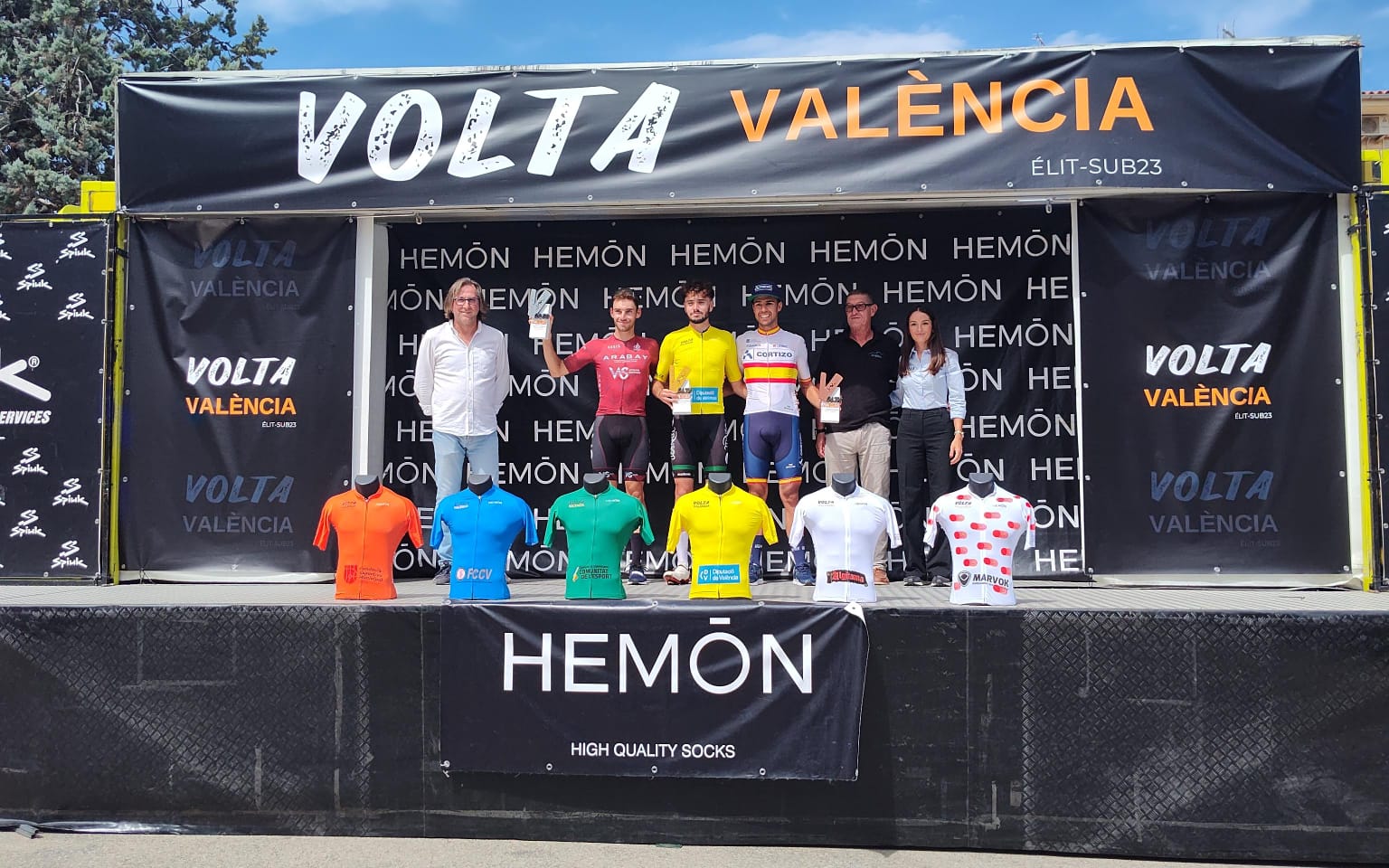 Pódium Final Volta València Ayora
