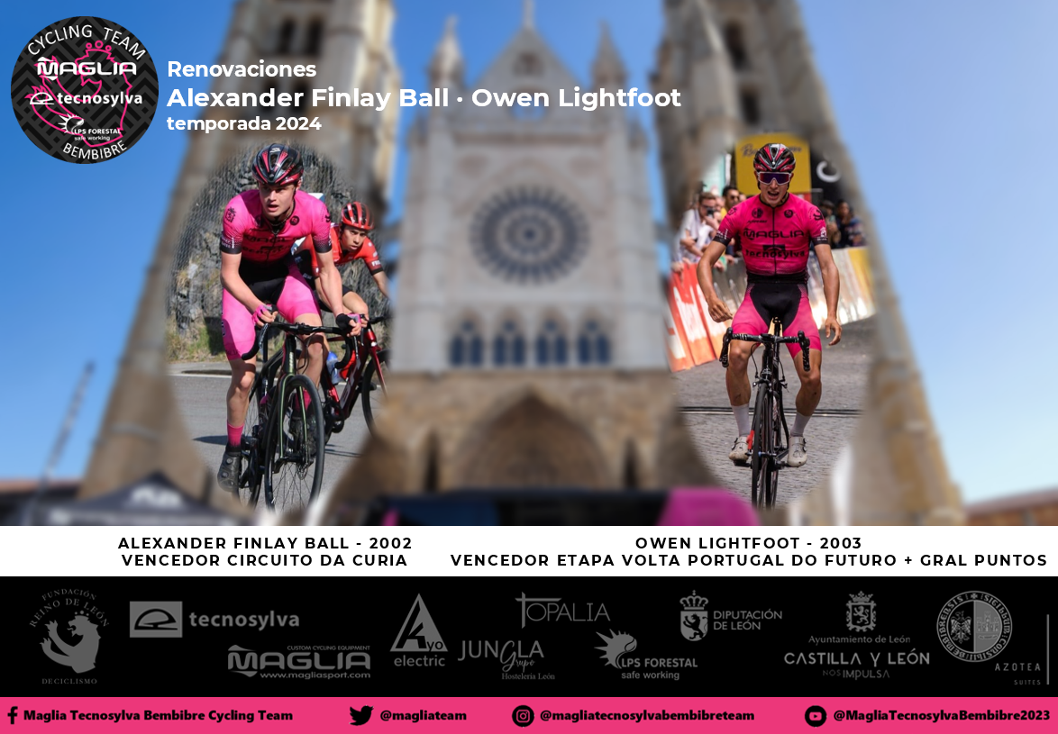 Owen Lightfoot y Alexander Finlay Ball Maglia Tecnosylva