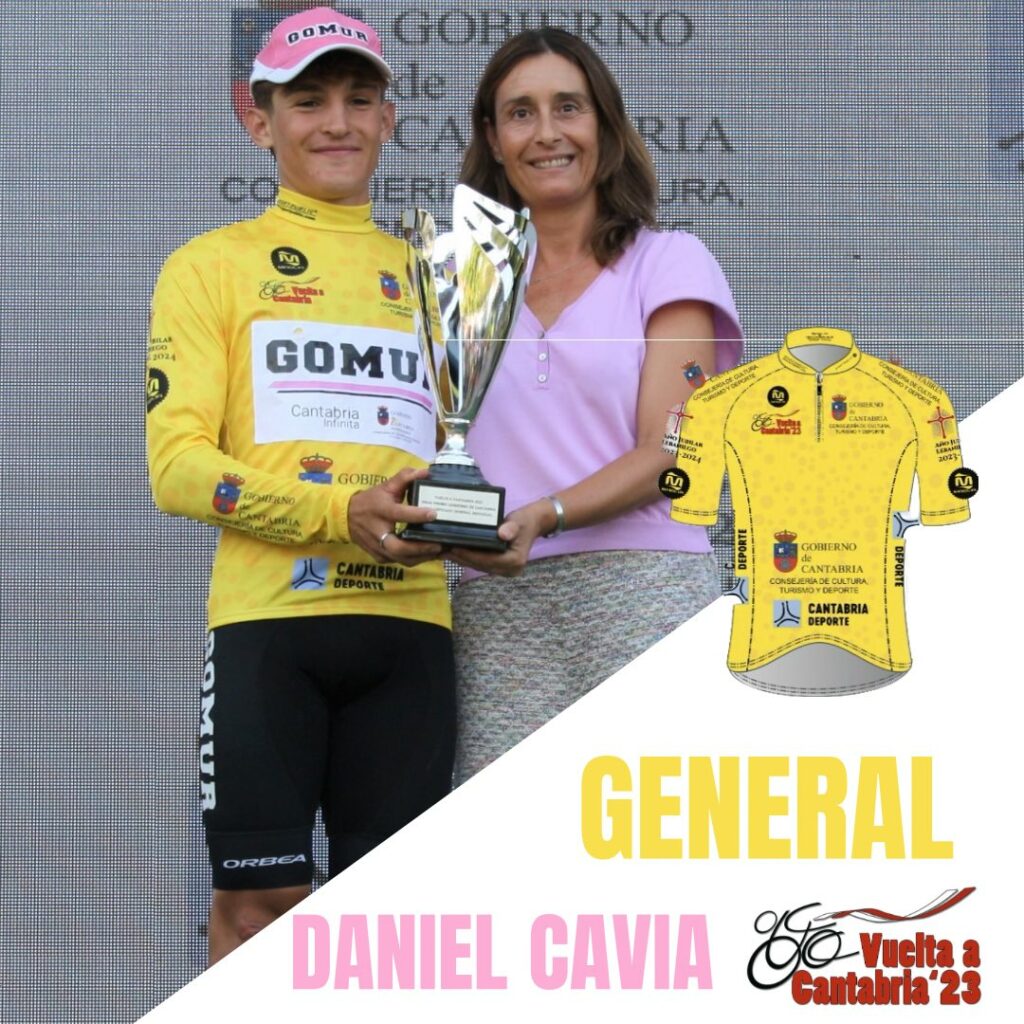 El Pelotón SIETE IDEAL ÉLITE Y SUB-23 DE 2023 DE ELPELOTÓN: DANIEL CAVIA (Gomur-Cantabria Infinita): "Soy un enamorado del ciclismo" Daniel Cavia se llevó la Vuelta a Cantabria 2023 (Imagen: @vueltacantabria)