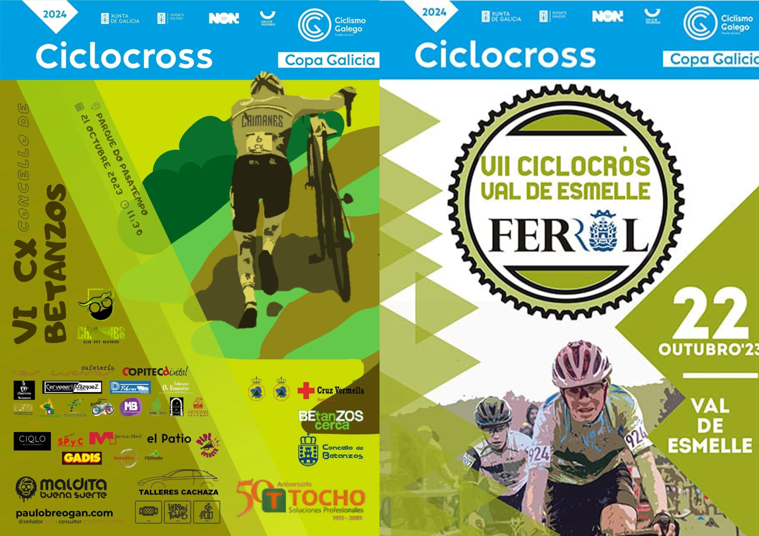 La Copa gallega de ciclocrós arranca en Betanzos y Ferrol (Esmelle)