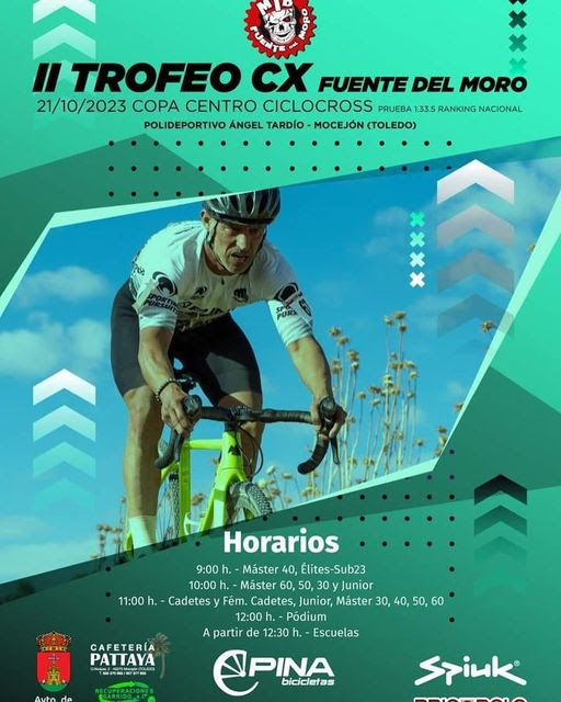 Cerca de 400 ciclistas se darán cita en el II Trofeo Ciclocrós Fuente del Moro en Mocejón