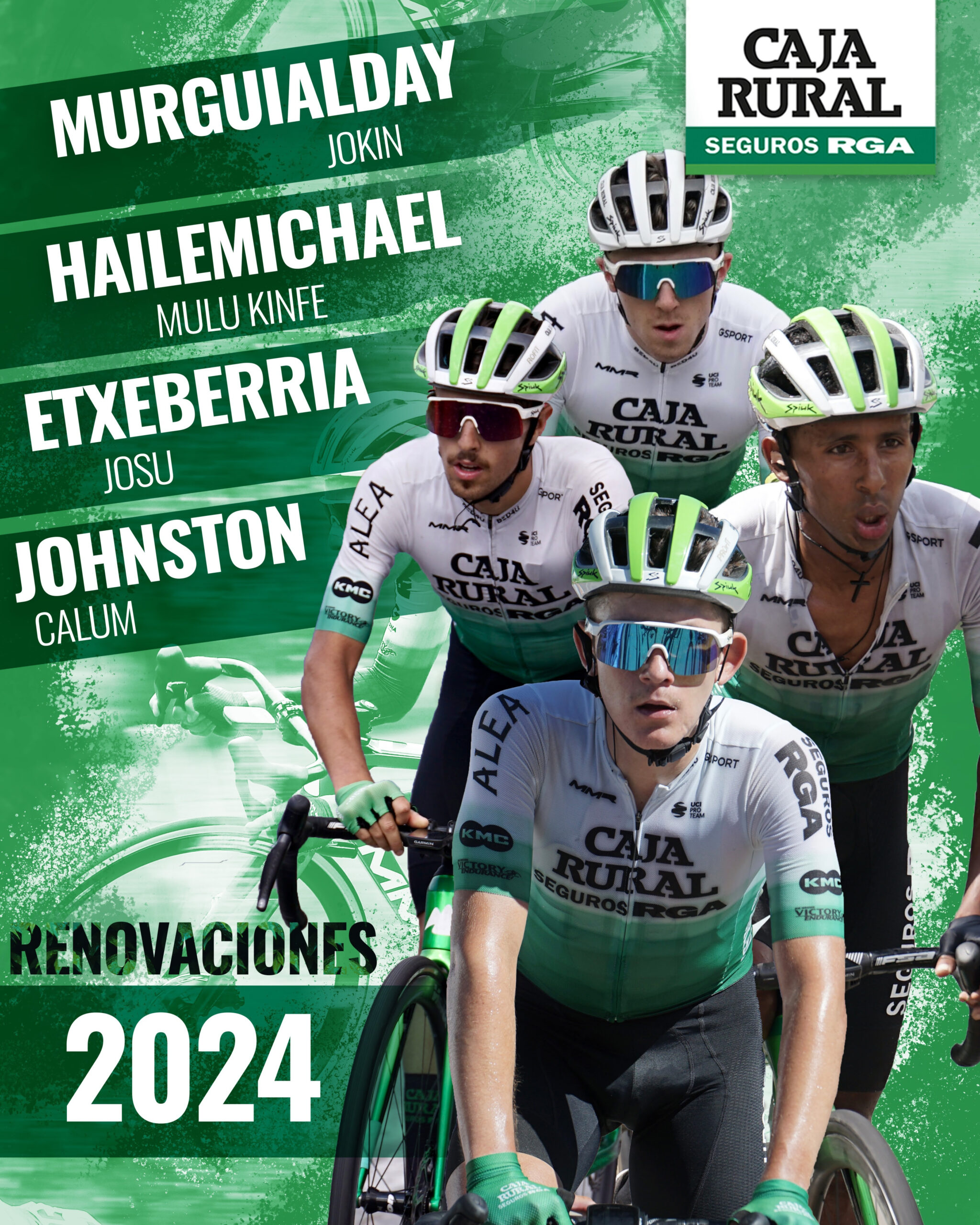 Jonkin Murguialday Mulu Hailemichael Josu Etxeberria Calum Johnston Caja Rural Seguros RGA