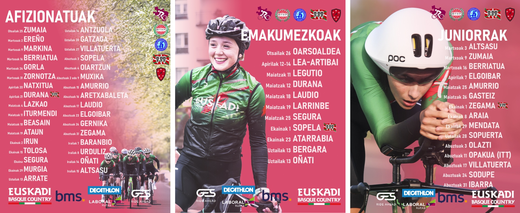 Calendarios ETxF 2024