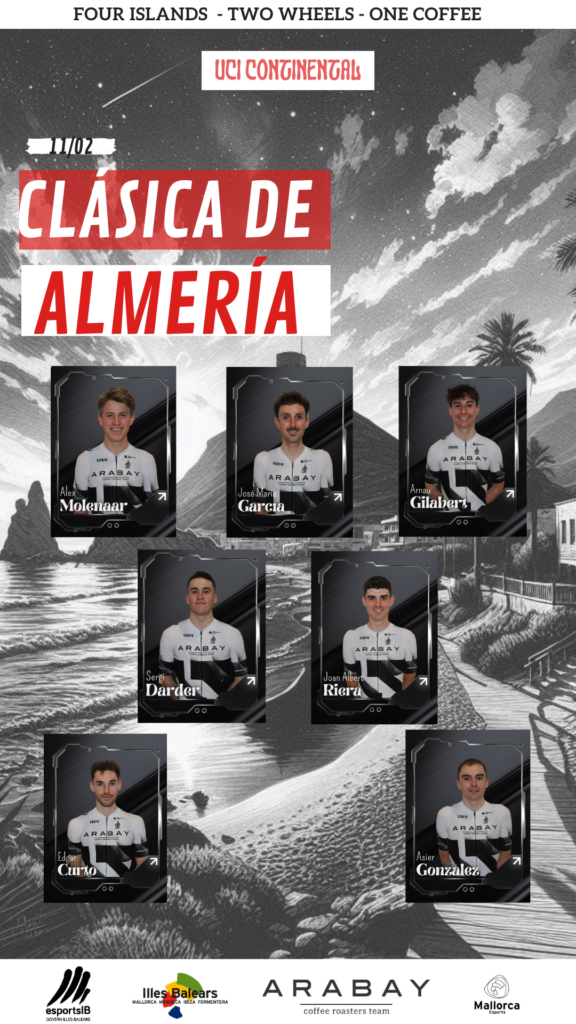 El Pelotón Tríptico de clásicas en el sur para el Illes Balears - Arabay