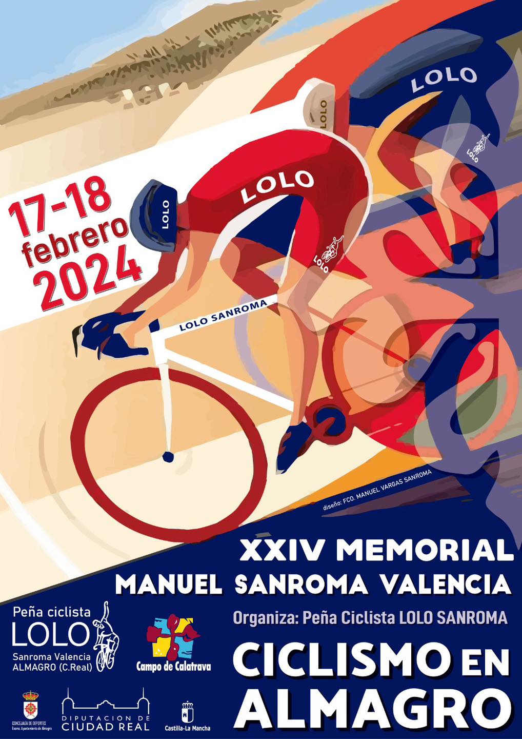 Cartel del Memorial Manuel Sanroma de Almagro 2024
