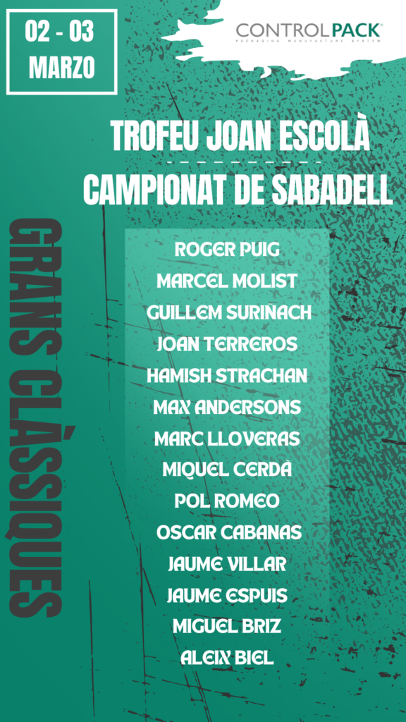 El Pelotón Reto en Alcantarilla y debut en las Grans Clàssiques en Sabadell para el Controlpack El Pelotón Reto en Alcantarilla y debut en las Grans Clàssiques en Sabadell para el Controlpack