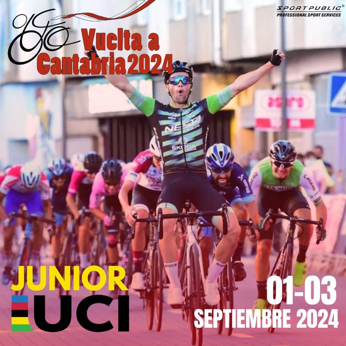 Cartel Vuelta a Cantabria Junior 2024