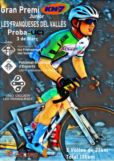 Cartel Gran Premi Les Franqueses del Vallès Junior 2024