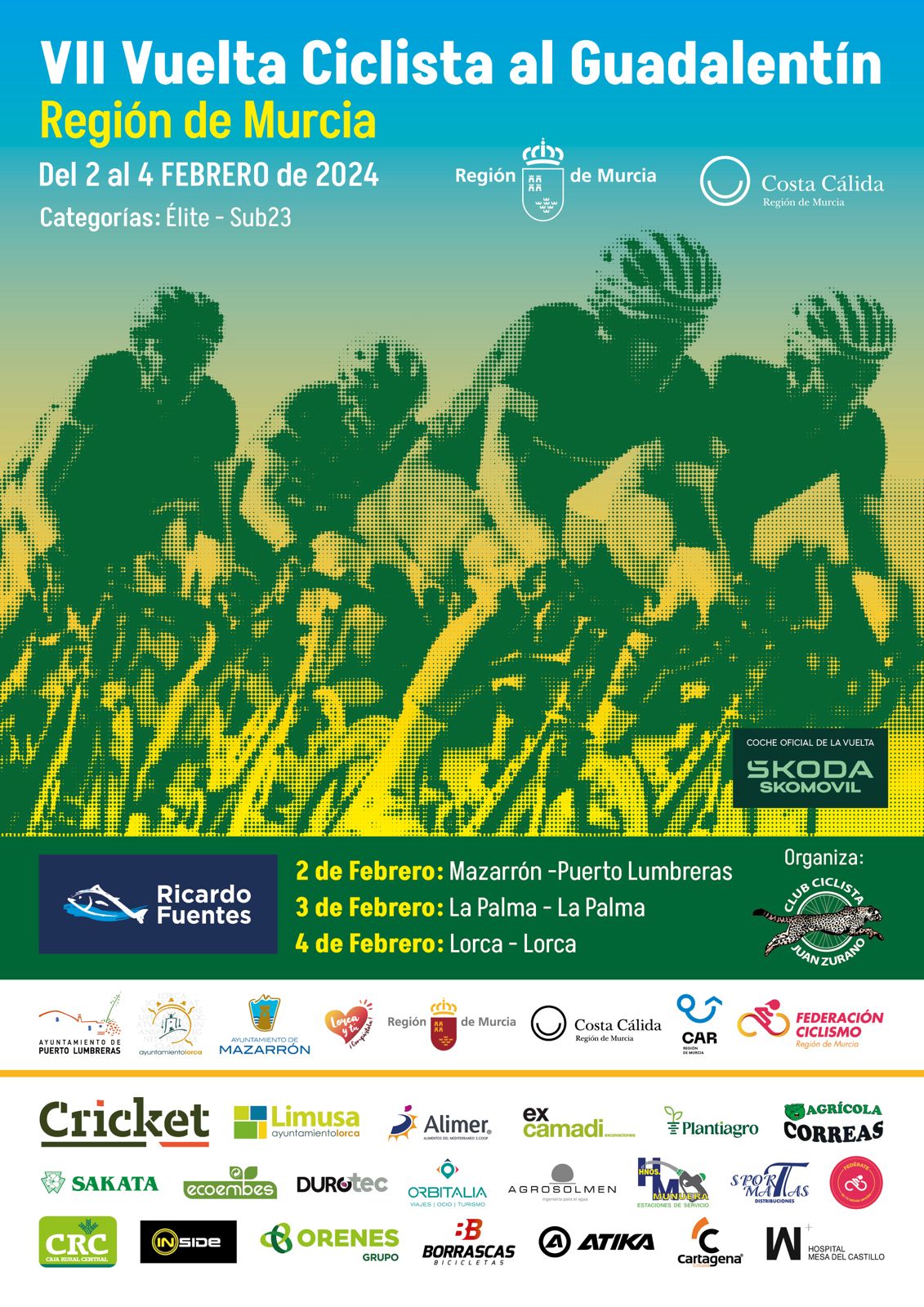 Cartel de La Vuelta al Guadalentín 2024- Región de Murcia
