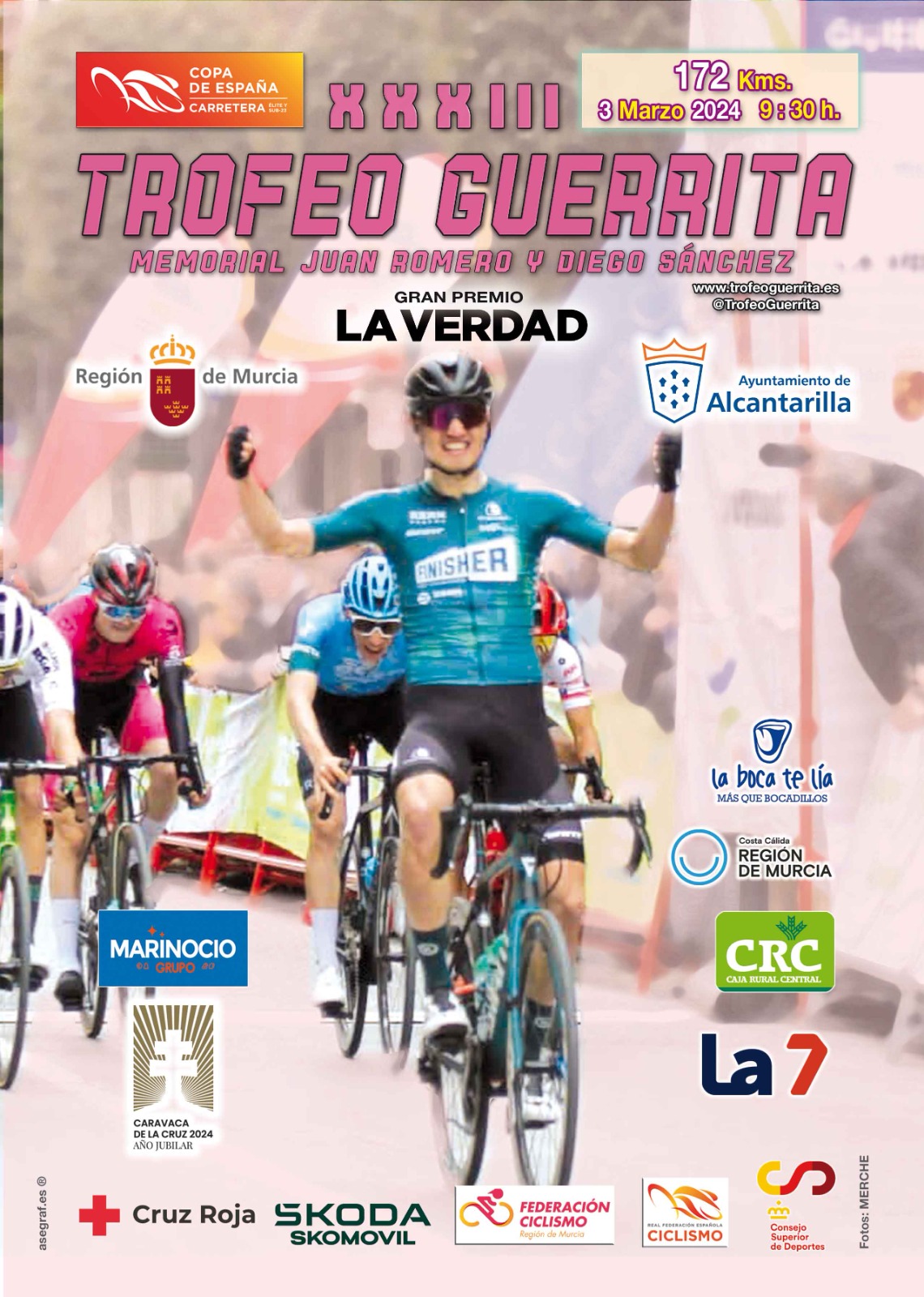 Cartel del XXXIII Trofeo Guerrita de Alcantarilla 2024