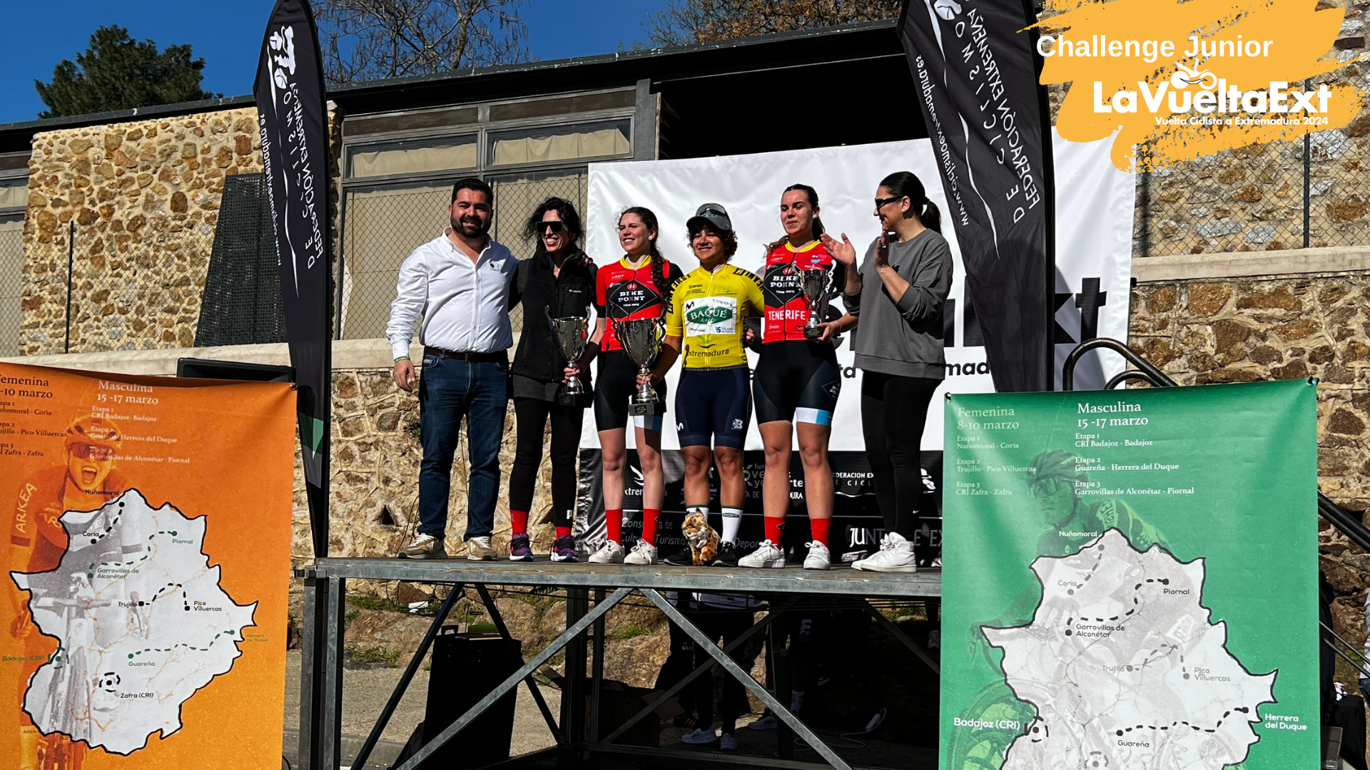Paula Ostiz (Baque Team) gana la Challenge Vuelta a Extremadura Junior