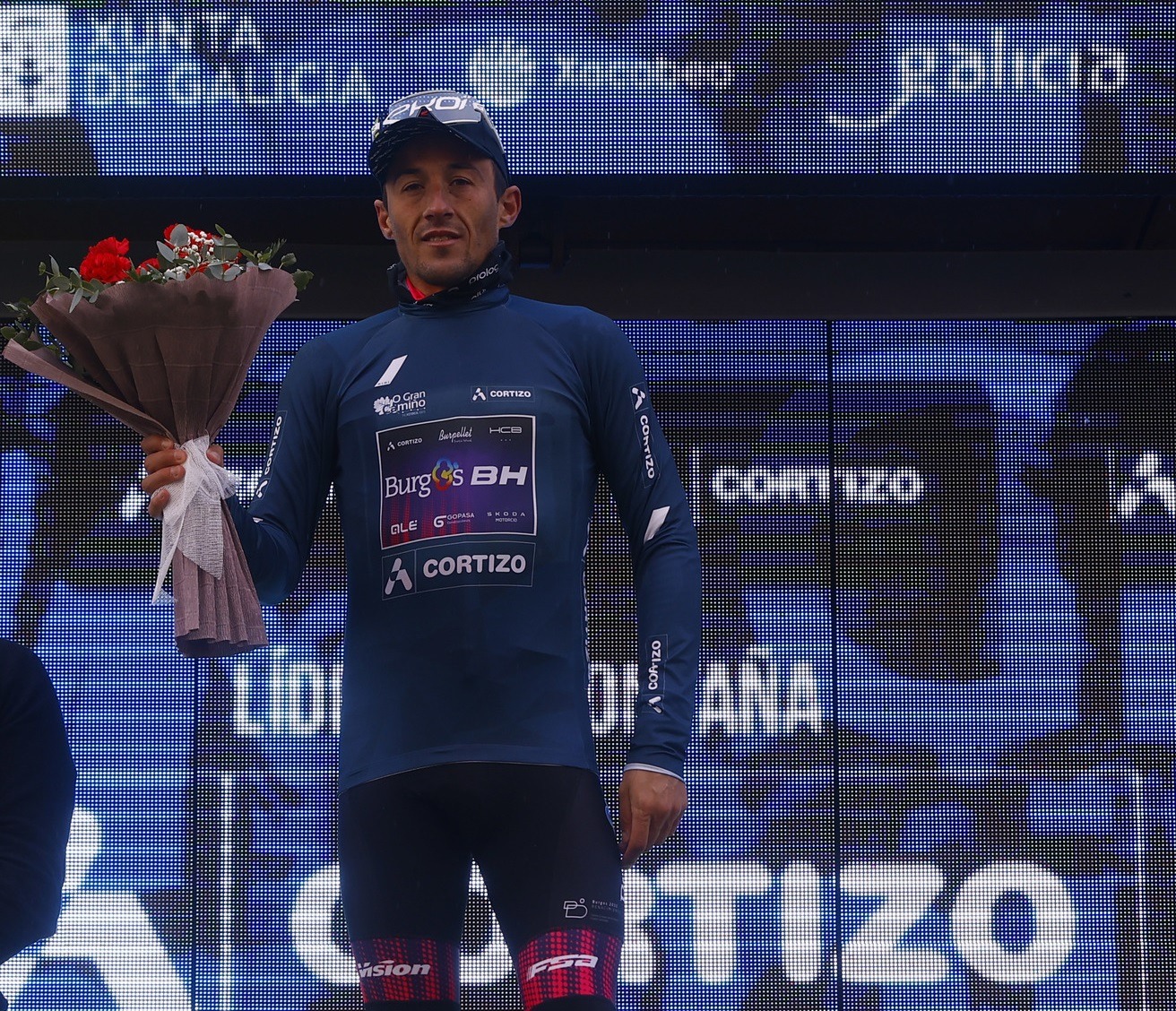 José Manuel Díaz (Burgos BH) es el actual líder de la montaña en un gélido O Gran Camiño