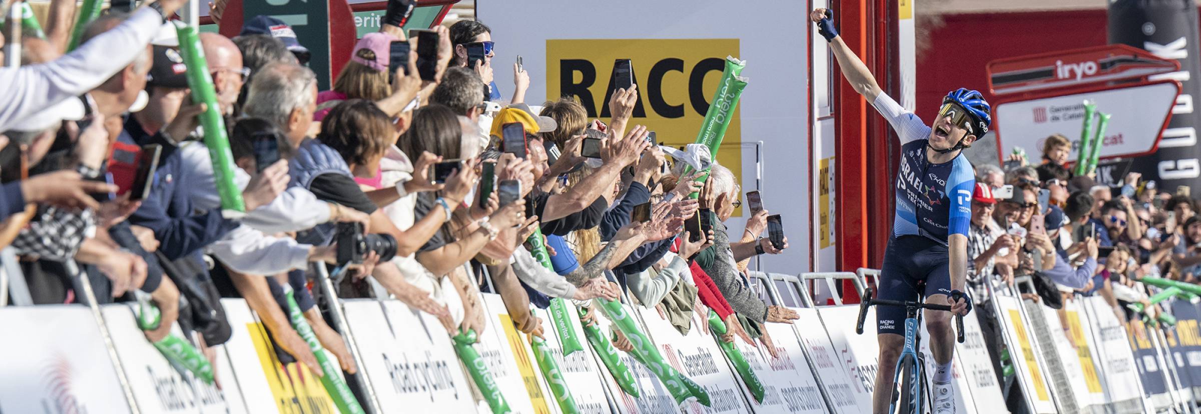 Nick Schultz (Israel-Premier Tech) se adelanta a todo el mundo en Sant Feliu de Guíxols