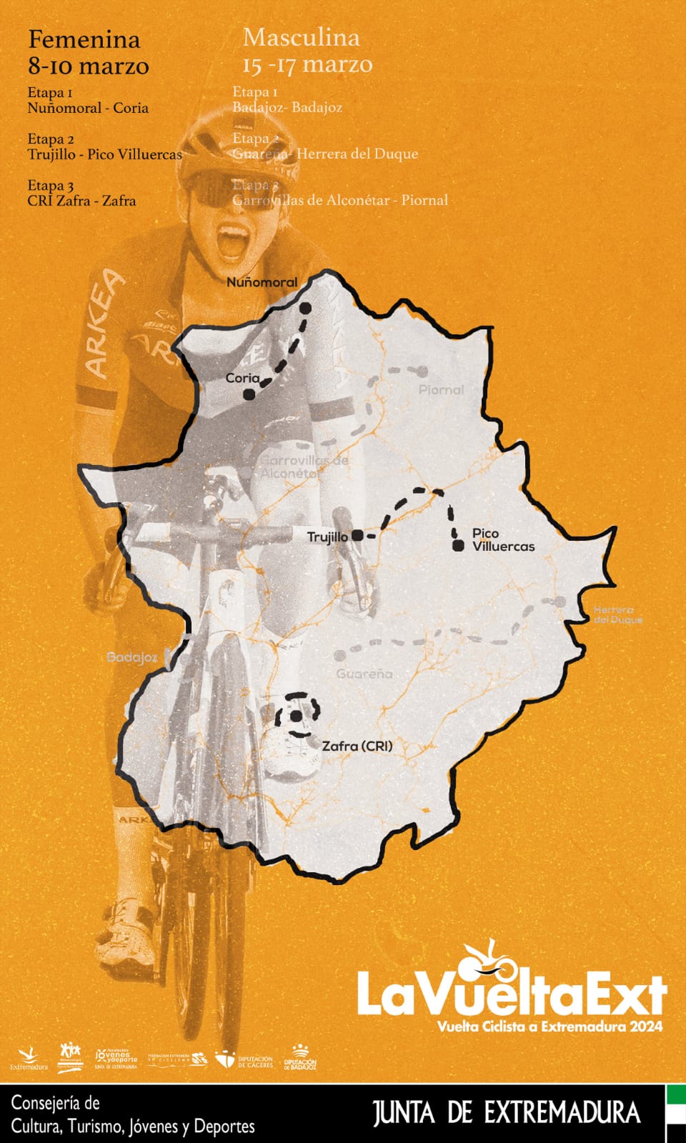 Cartel-Vuelta-Ciclista-a-Extremadura-2024-Femenina