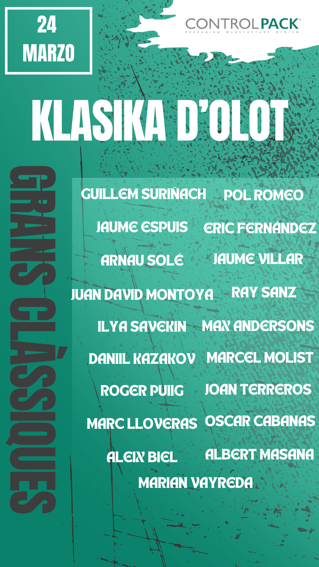 El Controlpack centra sus esfuerzos en la Klasika d'Olot