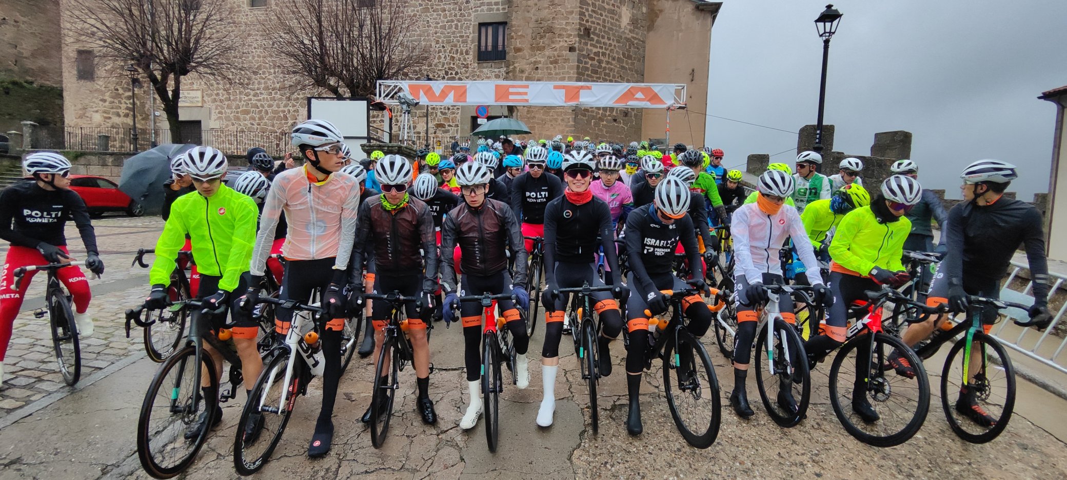 Imagen del momento de la salida en Béjar
