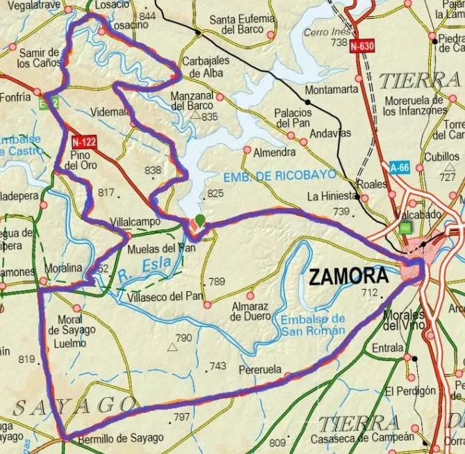 Plano del Trofeo Caja Rural-GP San José 2024 