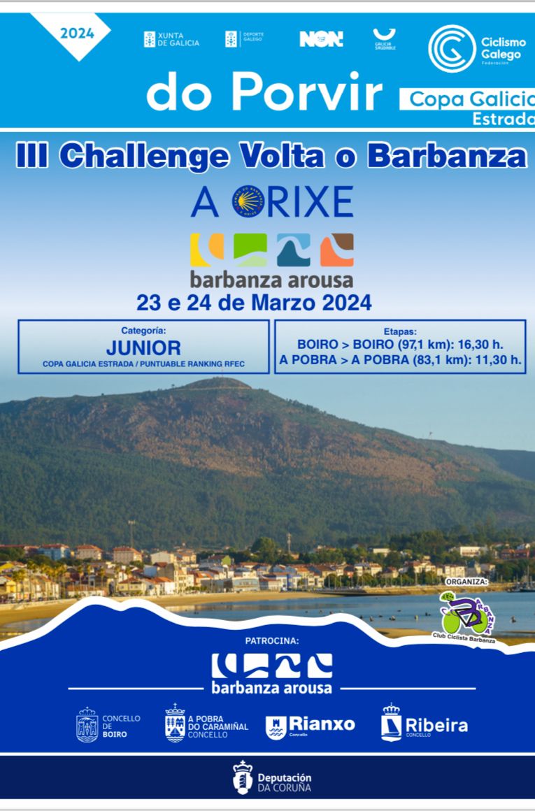 La Challenge Volta O Barbanza “A Orixe” contará con una participación de lujo y recorridos exigentes
