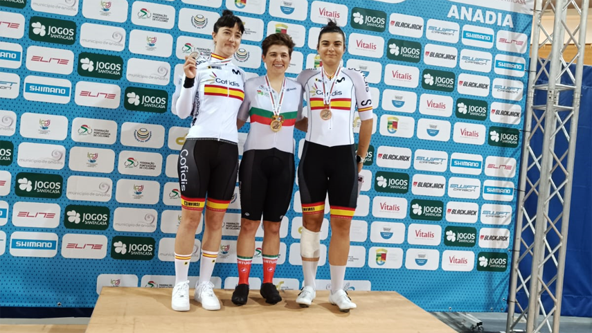 Larrarte, Anguela y Martorell suben al podio en el Ómnium del Trofeu Internacional Artur Lopes