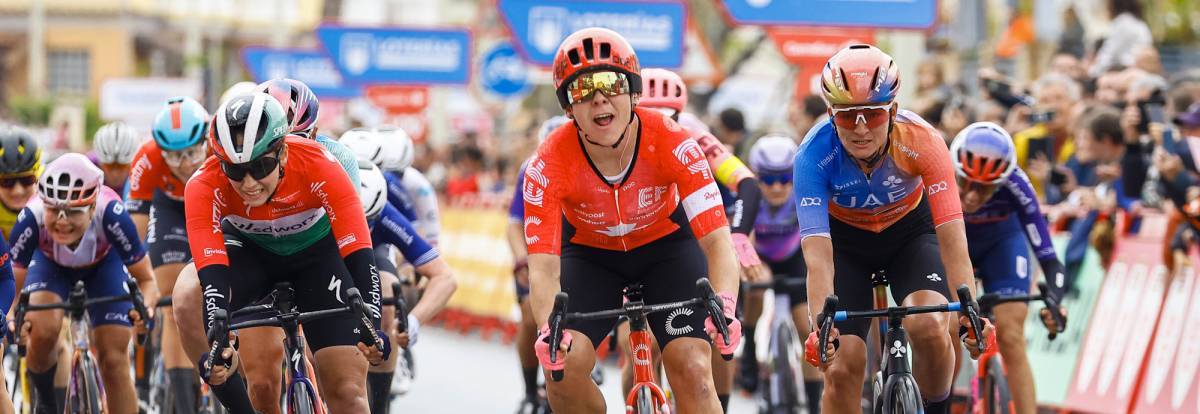 Alison Jackson (EF Education-Cannondale) gana en el esprint de Moncofa y Blanka Vas nueva líder de La Vuelta Femenina 2024