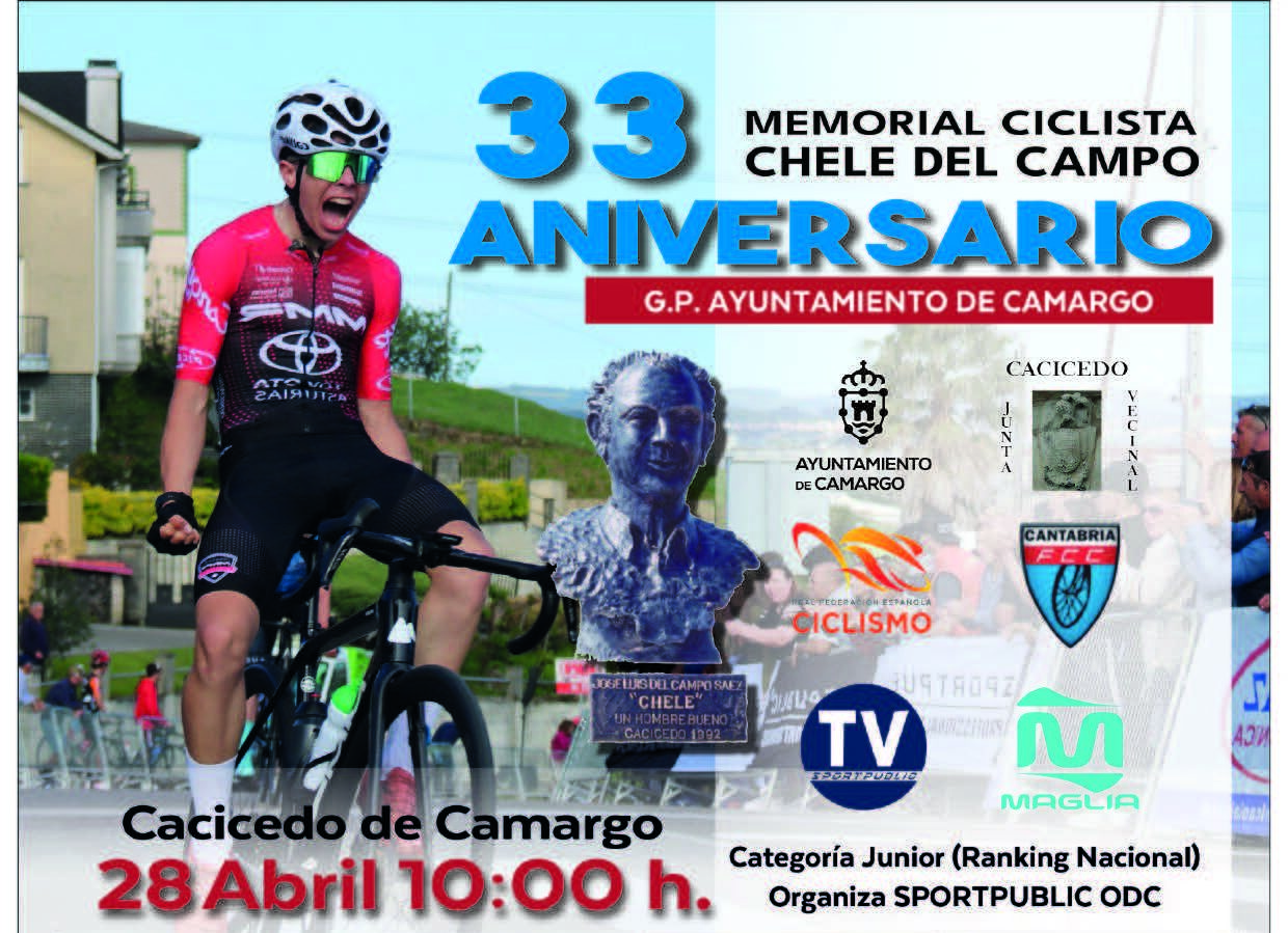 Cartel del Memorial Chele Campos de Caicedo de Camargo 2024