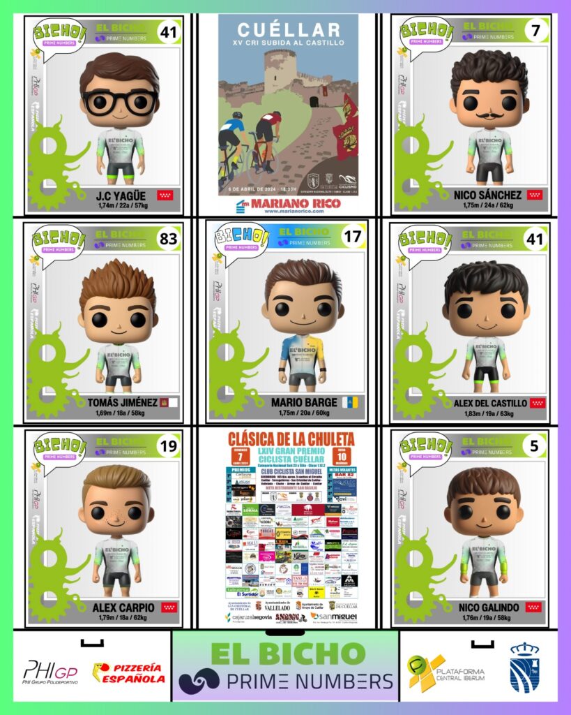 El Pelotón El Bicho Prime Numbers regresa a la Copa de España en Ontur y buscará revalidar su victoria en Cuéllar El Pelotón El Bicho Prime Numbers regresa a la Copa de España en Ontur y buscará revalidar su victoria en Cuéllar