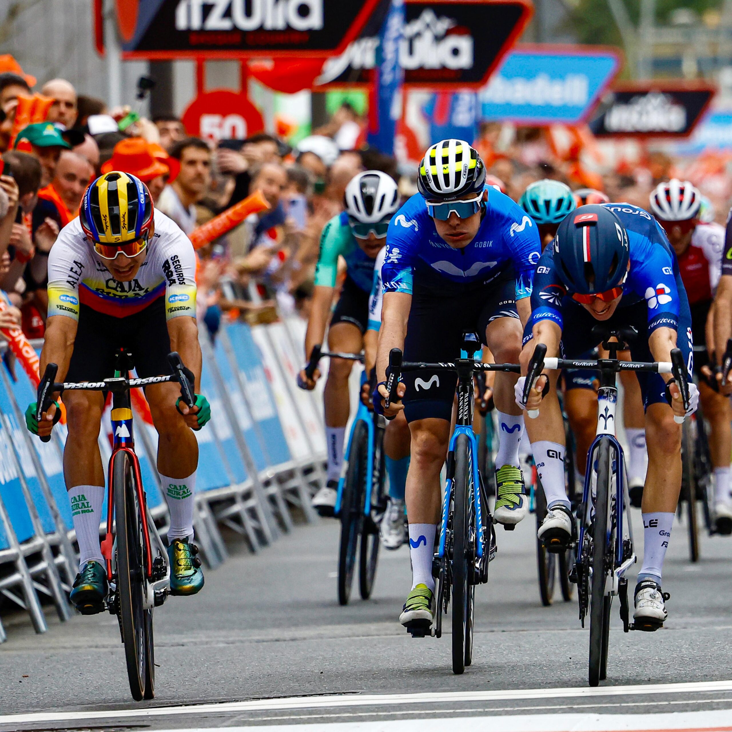 Orluis Aular (Caja Rural - Seguros RGA) se queda al borde de su primera victoria World Tour en Itzulia