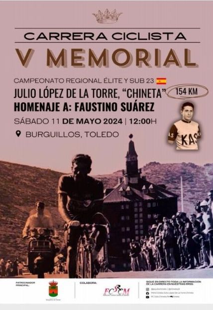 La V edición del Memorial Julio López de la Torre "Chineta" se disputará el 11 de mayo
